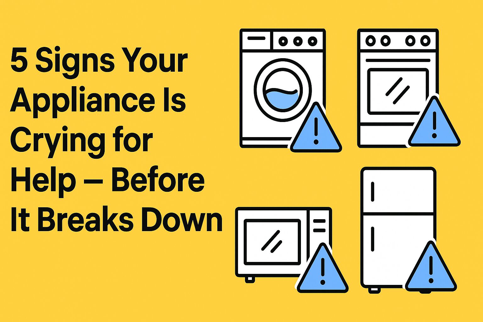 5 Warning Signs Your Appliance Needs Repair