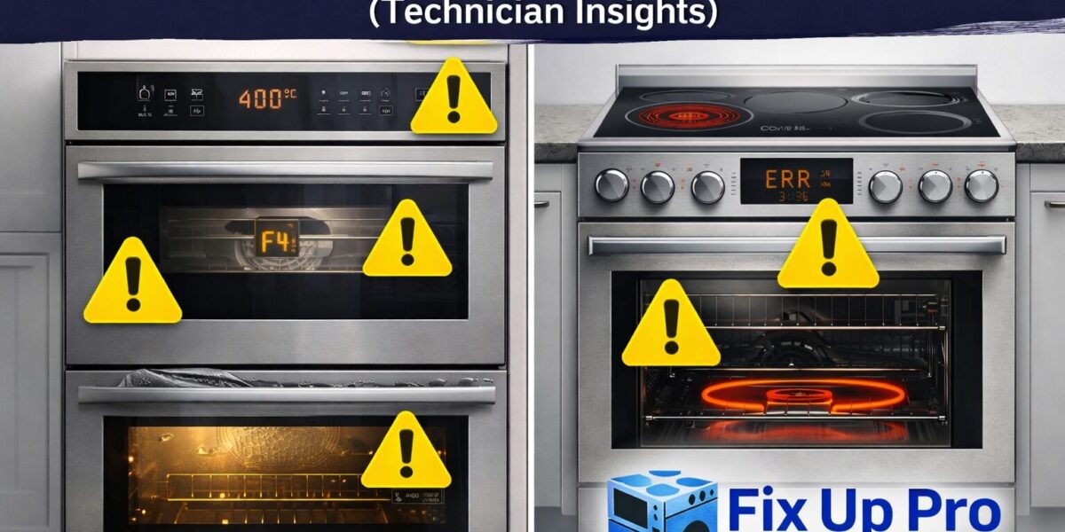 Wall oven vs range oven common repair problems in Winnipeg homes